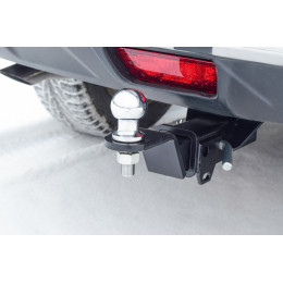 NXT-14-991122.00 PT GROUP Фаркоп на Nissan X-Trail T32 2014-2022 без подрезки бампера. Тип шара: E (легкосъемный шар под квадрат). Нагрузки: 2200/75 кг, масса фаркопа 20,3 к