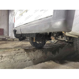 H.N33.A HALTY Фаркоп на Nissan Vanette 1999-2017, Mazda Bongo SK 1999-2020 (кроме Spark, кроме сдвоенных колес) без подрезки бампера. Тип шара: A. Нагрузки: 750/75 кг, масса фарк