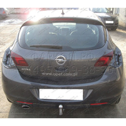 O-142 STEINHOF Фаркоп на Opel Astra IV (J) хетчбек 5 дверей, кроме версии с Flex-Fix, кроме 1.6 Turbo 12/2009-2015 без подрезки бампера. Тип шара: A. Нагрузки: 1600/75 кг, масса