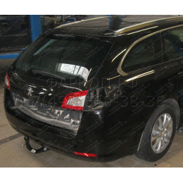 P-049 STEINHOF Фаркоп на Peugeot 508 универсал, кроме GT и HDI 2.2 л 2011-2019. Требуется подрезка бампера. Тип шара: AH (горизонтальное быстросъемное крепление ш