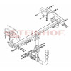 P-055 STEINHOF Фаркоп на Peugeot 3008 2009-2016 без снятия и подрезки бампера. Тип шара: AV (вертикальное быстросъемное крепление шара на ключе). Нагрузки: 1500/70 кг, масса фаркопа 22,8 кг (без электрики в комплекте)