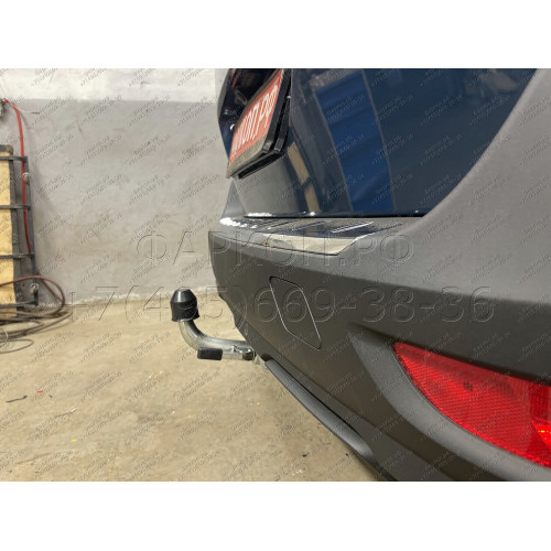 P047C GALIA Полностью оцинкованный фаркоп на Peugeot 5008 2017-2024. Подрозетник убирается за бампер. Требуется невидимая подрезка бампера. Тип шара: C (горизонтальный съемный). Нагрузки: 2000/100 кг, масса фаркопа 18,37 кг