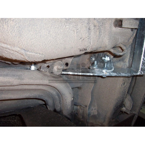 R016A GALIA Полностью оцинкованный фаркоп на Renault Scenic I 1996-2003. Тип шара: A. Установка без снятия и выреза бампера. Нагрузки: 1350/75 кг, масса фаркопа 12,52 кг