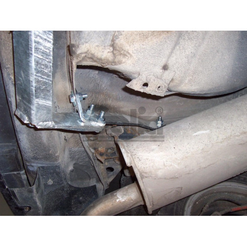 R016A GALIA Полностью оцинкованный фаркоп на Renault Scenic I 1996-2003. Тип шара: A. Установка без снятия и выреза бампера. Нагрузки: 1350/75 кг, масса фаркопа 12,52 кг