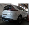 R096C GALIA Полностью оцинкованный фаркоп на Renault Espace 2015-2022. Подрозетник убирается за бампер. Тип шара: C (горизонтальный съемный). Установка без выреза бампера. Нагрузки: 2000/80 кг, масса фаркопа 20,97 кг