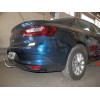 R100C GALIA Полностью оцинкованный фаркоп на Renault Megane GrandCoupe седан 2016-. Подрозетник убирается за бампер. Тип шара: C (горизонтальный съемный). Невидимый вырез бампера. Нагрузки: 2000/80 кг, масса фаркопа 21,27 кг