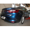 R100C GALIA Полностью оцинкованный фаркоп на Renault Megane GrandCoupe седан 2016-. Подрозетник убирается за бампер. Тип шара: C (горизонтальный съемный). Невидимый вырез бампера. Нагрузки: 2000/80 кг, масса фаркопа 21,27 кг