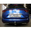 R108A GALIA Полностью оцинкованный фаркоп на Renault Megane Grandtour универсал E-TECH Hybrid PHEV 2020-. Тип шара: A. Невидимый вырез бампера. Нагрузки: 1200/75 кг, масса фаркопа 15,02 кг