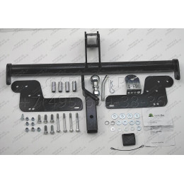 R115-E Лидер-плюс ТСУ для Renault Duster 4WD 2011-2015, 2015-2021, 2021-2022 (без выреза бампера), Renault Duster 2WD 2011-2015, 2015-2021, 2021-2022, Nissan Terrano 2014-2022 (требуется подрезка бампе
