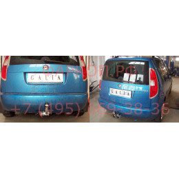 S090A GALIA Полностью оцинкованный фаркоп на Skoda Praktik 2006-2015, Roomster 2006-2015, включая Scout, с 06/2010-2015 требуется электрика с блоком согласования. Тип шара: A