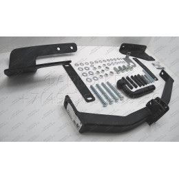 SY 008 AVTOS Фаркоп на SsangYong Actyon Sports 2006-2014 без подрезки бампера. Тип шара: A. Нагрузки: 750/50 кг, масса фаркопа 20 кг (без электрики в комплекте)
