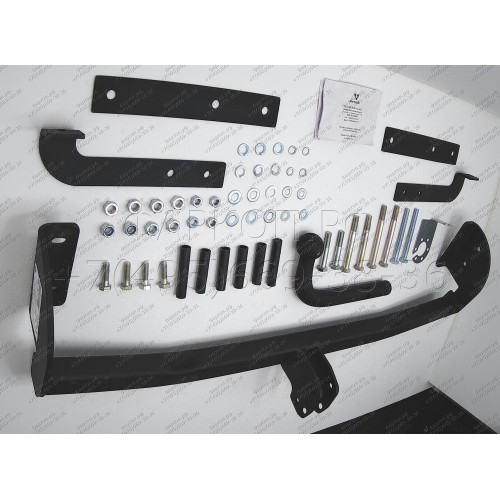 SZ 11 AVTOS Фаркоп на Suzuki SX4 хетчбек 5 дверей 2006-2013. Необходима подрезка бампера. Тип шара: A. Нагрузки: 1000/75 кг, масса фаркопа 17 кг (без электрики в комплекте)