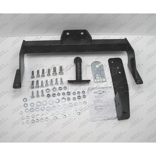 T-GAZ-12FC TAVIALS ТСУ для Газель Бизнес 2705 без снятия и выреза бампера. Тип шара: FC. Нагрузки: 1000/75 кг, масса фаркопа 18,7 кг, требуется 4 сверления (без электрики в комплекте)