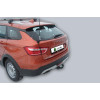 T-VAZ-44A TAVIALS ТСУ со съемным шаром для Lada Vesta Cross универсал 2017-2022. Требуется подрезка бампера. Нагрузки: 1100/75 кг, масса фаркопа 14,1 кг (без электрики в комплекте)