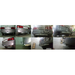 T026A GALIA Полностью оцинкованный фаркоп на Toyota Hiace, Granvia 1996-2005. Тип шара: F. Установка без снятия и выреза бампера. Нагрузки: 2000/75 кг, масса фаркопа