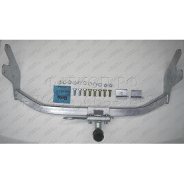 T026A GALIA Полностью оцинкованный фаркоп на Toyota Hiace, Granvia 1996-2005. Тип шара: F. Установка без снятия и выреза бампера. Нагрузки: 2000/75 кг, масса фаркопа
