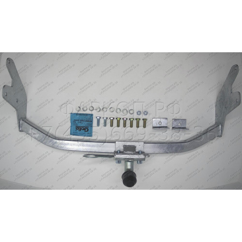 T026A GALIA Полностью оцинкованный фаркоп на Toyota Hiace, Granvia 1996-2005. Тип шара: F. Установка без снятия и выреза бампера. Нагрузки: 2000/75 кг, масса фаркопа 15,42 кг