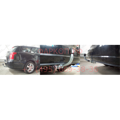 T055A GALIA Полностью оцинкованный фаркоп на Toyota Avensis универсал 2003-2009. Тип шара: A. Без выреза бампера. Нагрузки: 1500/75 кг, масса фаркопа 18,01 кг