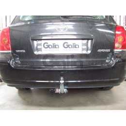 T055A GALIA Полностью оцинкованный фаркоп на Toyota Avensis универсал 2003-2009. Тип шара: A. Без выреза бампера. Нагрузки: 1500/75 кг, масса фаркопа 18,01 кг