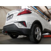 T073A GALIA Полностью оцинкованный фаркоп на Toyota C-HR 2018-2023, 2023-, Toyota Corolla хетчбек 2019-. Тип шара: A. Установка без выреза бампера. Нагрузки: 1600/80 кг, масса фаркопа 14,02 кг