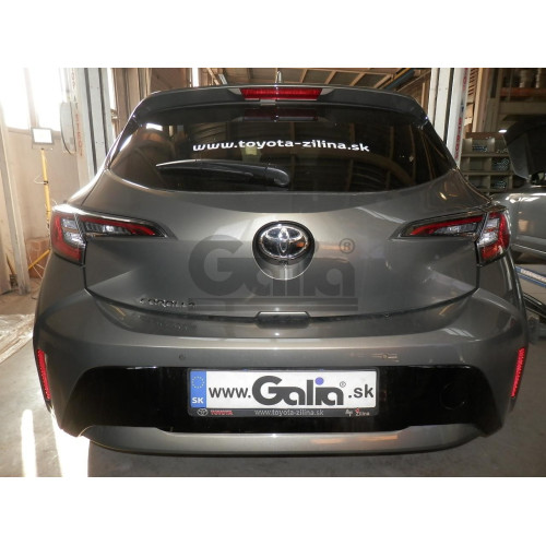 T073A GALIA Полностью оцинкованный фаркоп на Toyota C-HR 2018-2023, 2023-, Toyota Corolla хетчбек 2019-. Тип шара: A. Установка без выреза бампера. Нагрузки: 1600/80 кг, масса фаркопа 14,02 кг
