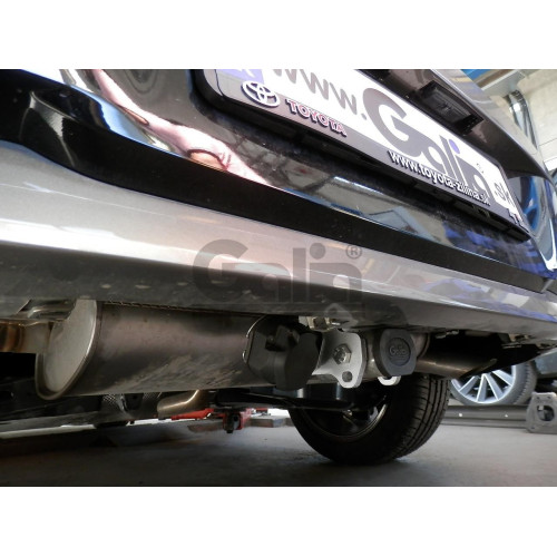 T073A GALIA Полностью оцинкованный фаркоп на Toyota C-HR 2018-2023, 2023-, Toyota Corolla хетчбек 2019-. Тип шара: A. Установка без выреза бампера. Нагрузки: 1600/80 кг, масса фаркопа 14,02 кг