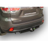 T120-FC Лидер-плюс ТСУ для Toyota Highlander 2014-2020. Необходим вырез под кронштейн в боковой части защиты бампера. Нагрузки: 1200/50 кг, масса фаркопа 21 кг (без электрики в комплекте)