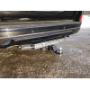 TCU00045 ТСС Фаркоп на Toyota Land Cruiser 200 Executive/Executive Lounge 2016-2021 с накладкой с надписью Executive без подрезки бампера. Тип шара: E (шаровый узел под американский квадрат). Нагрузки: 1500/100 кг