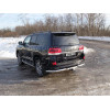 TCU00047 ТСС Фаркоп на Toyota Land Cruiser 200 Executive/Executive Lounge 2016-2021, Toyota Land Cruiser 200 TRD 2019-2021 с накладкой с надписью Land Cruiser без подрезки бампера. Тип шара: E (шаровый узел под американский квадрат). Нагрузки: 1500/100 кг