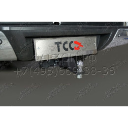 TCU00351N ТСС Фаркоп оцинкованный на Dongfeng DF6 2.3D AT Luxury 2022-. Требуется подрезка бампера. Тип шара: E (шаровый узел под американский квадрат с нержаве