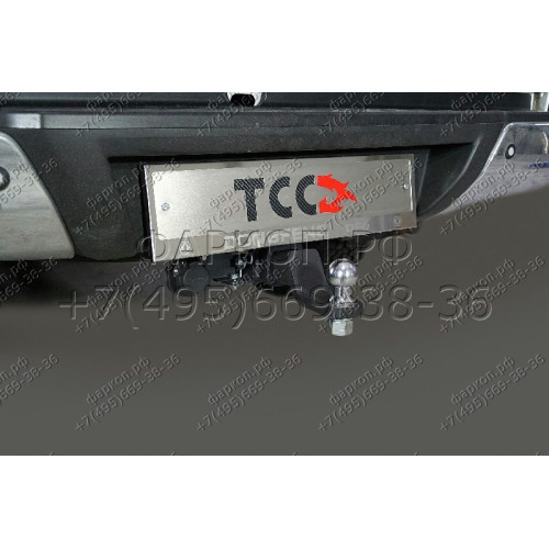 TCU00351N ТСС Фаркоп оцинкованный на Dongfeng DF6 2.3D AT Luxury 2022-. Требуется подрезка бампера. Тип шара: E (шаровый узел под американский квадрат с нержавеющим шаром). Нагрузки: 1500/100 кг
