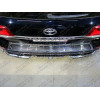 TCU00045 ТСС Фаркоп на Toyota Land Cruiser 200 Executive/Executive Lounge 2016-2021 с накладкой с надписью Executive без подрезки бампера. Тип шара: E (шаровый узел под американский квадрат). Нагрузки: 1500/100 кг
