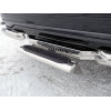 TCU00045 ТСС Фаркоп на Toyota Land Cruiser 200 Executive/Executive Lounge 2016-2021 с накладкой с надписью Executive без подрезки бампера. Тип шара: E (шаровый узел под американский квадрат). Нагрузки: 1500/100 кг