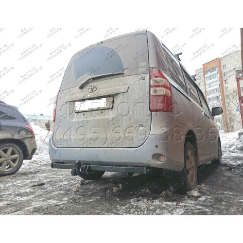 H.T77.A HALTY Фаркоп на Toyota Voxy 2WD/4WD 2007-2014, Toyota Noah 2WD/4WD 2007-2014, кроме авто с обвесом без подрезки бампера. Тип шара: A. Нагрузки: 750/75 кг, масса фаркопа 20,1 кг