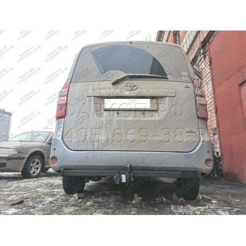 H.T77.A HALTY Фаркоп на Toyota Voxy 2WD/4WD 2007-2014, Toyota Noah 2WD/4WD 2007-2014, кроме авто с обвесом без подрезки бампера. Тип шара: A. Нагрузки: 750/75 кг, масса фаркопа 20,1 кг
