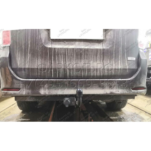 H.T77.A HALTY Фаркоп на Toyota Voxy 2WD/4WD 2007-2014, Toyota Noah 2WD/4WD 2007-2014, кроме авто с обвесом без подрезки бампера. Тип шара: A. Нагрузки: 750/75 кг, масса фаркопа 20,1 кг