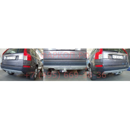 V057A GALIA Полностью оцинкованный фаркоп на Volvo XC90 2003-2015. Подрозетник убирается за бампер. Тип шара: A. Невидимый вырез бампера. Нагрузки: 2250/90 кг, 