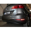 V075C GALIA Полностью оцинкованный фаркоп на Volkswagen Golf VII Sportsvan дорестайлинг 2014-2018. Подрозетник убирается за бампер. Тип шара: C (горизонтальный съемный). Невидимый вырез бампера. Нагрузки: 2000/80 кг, масса фаркопа 16,35 кг