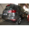 V075C GALIA Полностью оцинкованный фаркоп на Volkswagen Golf VII Sportsvan дорестайлинг 2014-2018. Подрозетник убирается за бампер. Тип шара: C (горизонтальный съемный). Невидимый вырез бампера. Нагрузки: 2000/80 кг, масса фаркопа 16,35 кг