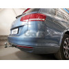 V081V GALIA Полностью оцинкованный фаркоп на Volkswagen Passat B8 седан/универсал 08/2014-2023, в т.ч. Alltrack B8 2015-2023, Skoda Superb 3 седан/универсал 03/2015-2024. Подрозетник убирается за бампер. Тип шара: AV (вертикальное быстросъемное крепление 
