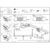 V081V GALIA Полностью оцинкованный фаркоп на Volkswagen Passat B8 седан/универсал 08/2014-2023, в т.ч. Alltrack B8 2015-2023, Skoda Superb 3 седан/универсал 03/2015-2024. Подрозетник убирается за бампер. Тип шара: AV (вертикальное быстросъемное крепление 