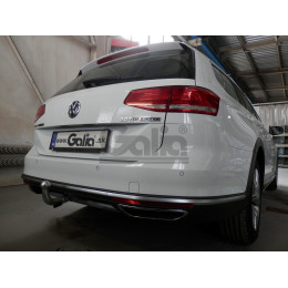 V081V GALIA Полностью оцинкованный фаркоп на Volkswagen Passat B8 седан/универсал 08/2014-2023, в т.ч. Alltrack B8 2015-2023, Skoda Superb 3 седан/универсал 03/2015-2024. Подрозетник 