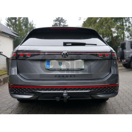 V081V GALIA Полностью оцинкованный фаркоп на Volkswagen Passat B8 седан/универсал 08/2014-2023, в т.ч. Alltrack B8 2015-2023, Skoda Superb 3 седан/универсал 03/2015-2024. Подрозетник 
