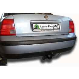 V115-A Лидер-плюс ТСУ для Volkswagen Passat B5 Plus седан 1996-2005 без выреза бампера. Нагрузки: 1300/75 кг, масса фаркопа 16,28 кг (без электрики в комплекте)