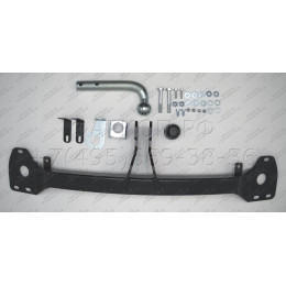 94203-A MOTODOR Фаркоп с оцинкованным шаром на Geely Tugella 2020-2024, KnewStar 001 2024-. Необходима подрезка бампера. Тип шара: A. Нагрузки 1500/75 кг, масса фаркопа 14,1 