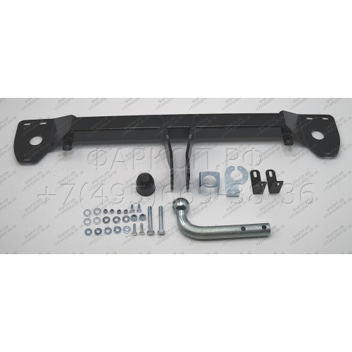 94203-A MOTODOR Фаркоп с оцинкованным шаром на Geely Tugella 2020-2024, KnewStar 001 2024-. Необходима подрезка бампера. Тип шара: A. Нагрузки 1500/75 кг, масса фаркопа 14,1 кг (без электрики в комплекте)