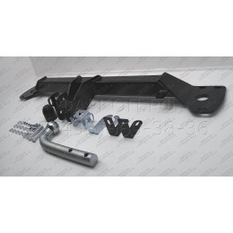94203-A MOTODOR Фаркоп с оцинкованным шаром на Geely Tugella 2020-2024, KnewStar 001 2024-. Необходима подрезка бампера. Тип шара: A. Нагрузки 1500/75 кг, масса фаркопа 14,1 