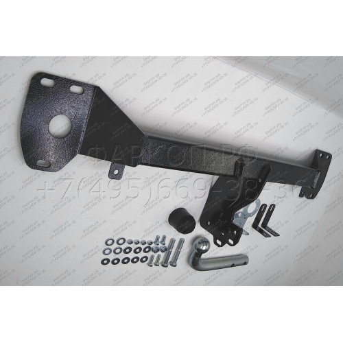 94203-A MOTODOR Фаркоп с оцинкованным шаром на Geely Tugella 2020-2024, KnewStar 001 2024-. Необходима подрезка бампера. Тип шара: A. Нагрузки 1500/75 кг, масса фаркопа 14,1 кг (без электрики в комплекте)
