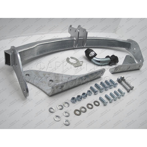 J009A GALIA Полностью оцинкованный фаркоп на Jeep Cherokee 2007-2013, Dodge Nitro 2007-2012. Тип шара: A. Установка без снятия и выреза бампера. Нагрузки: 3500/150 кг, масса фаркопа 19,22 кг