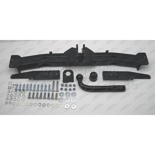 4851-A ORIS Фаркоп на Jeep Grand Cherokee 2010-2014, 2014-2021 без подрезки бампера. Тип шара: A. Нагрузки: 3500/140 кг, масса фаркопа 27,6 кг (без электрики в комплекте)